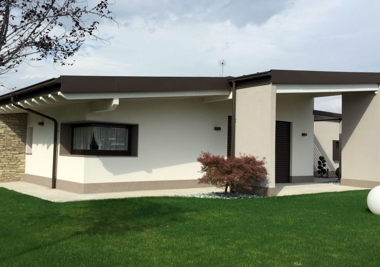 Into-System Ghisalba villa intonaci interni