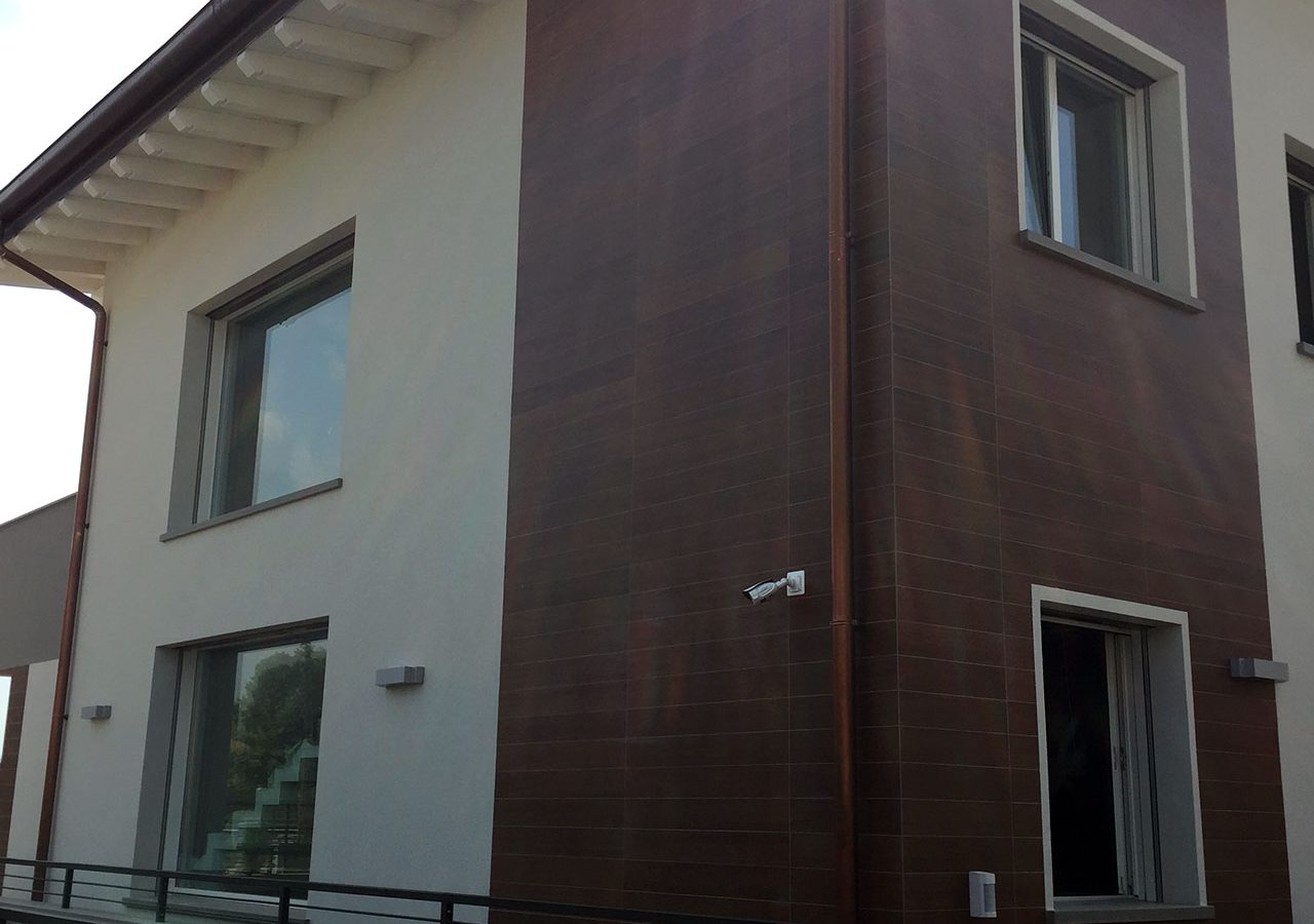 Into-System Treviolo 3 palazzine cartongessi rivestimento cappotto intonaci